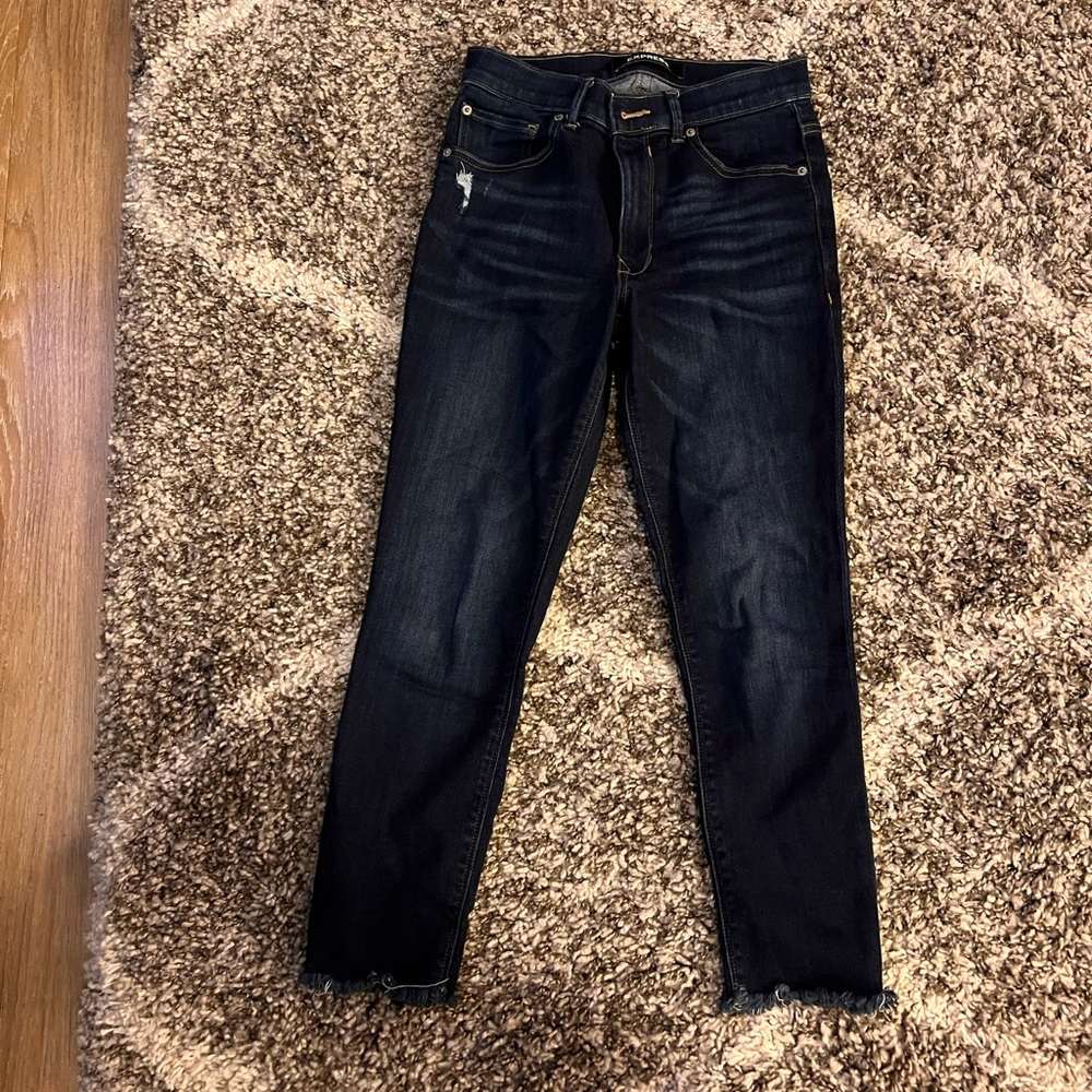 Express stretch ankle jean